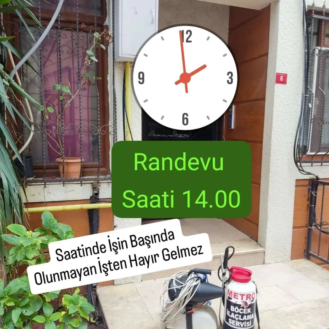 Metro Böcek İlaçlama Randevu Uygulaması 9